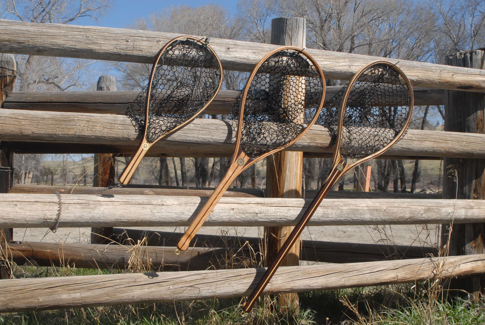 antique wooden fishing nets Boat Net – Montana Net Co